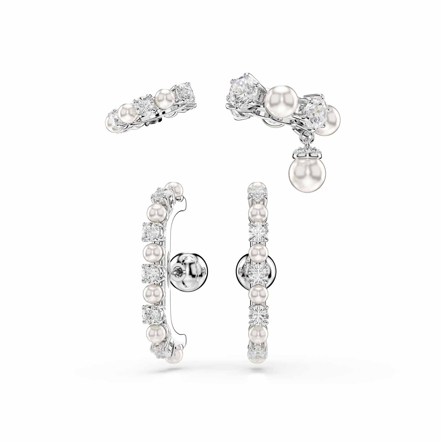 Swarovski Matrix Ear Cuff Set